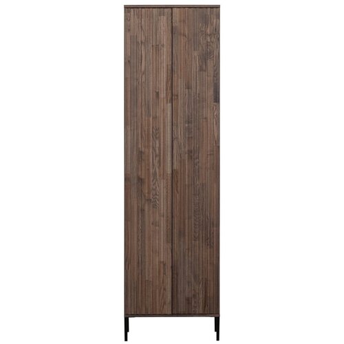 WOOOD Rjava omarica iz masivnega jesena 60x210 cm Gravure &amp;ndash; Slike
