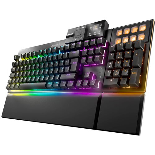 BE QUIET Dark Mount Silent Linear UK RGB (BT001UK) mehanska modularna gaming črna tipkovnica, (22112783) Slike