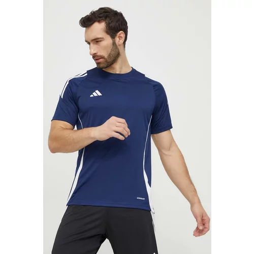Adidas Kratka majica za vadbo Tiro 24 mornarsko modra barva