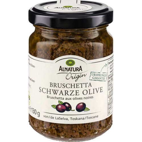 Alnatura Bio Origin bruschetta sa crnim maslinama - 130 g Slike