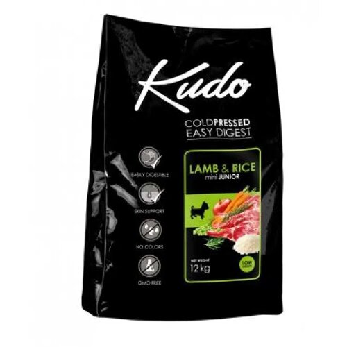 Kudo suva hrana za štence Lamb Rice, 3kg Slike