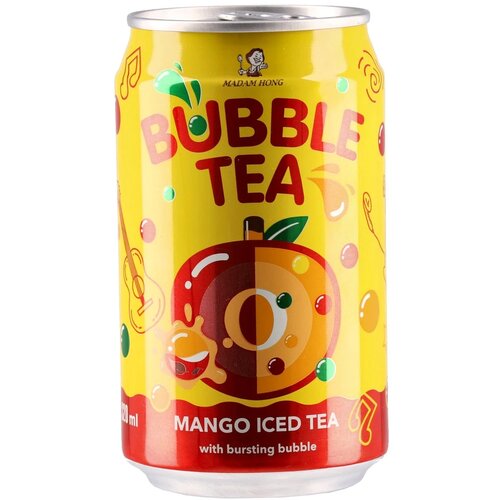  Madam Hong, osvežavajuće bezalkoholno piće sa ukusom manga, Bubble Tea, 320ml Cene