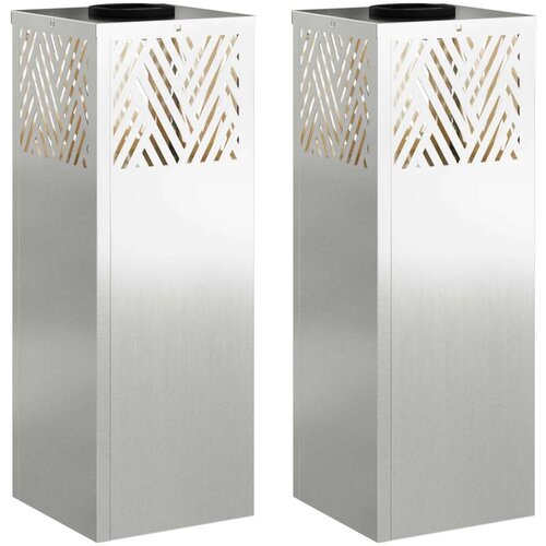  Solarna LED svjetlost za stazu Riblja kost 2 pcs Galvanizirano Slike