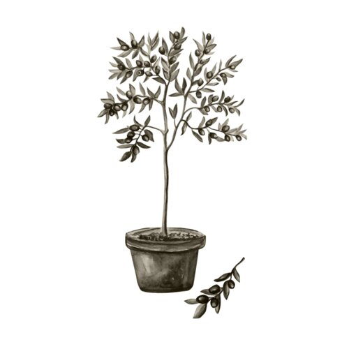 Venture Home poster Olive 70 × 100 cm, zeleni Cene