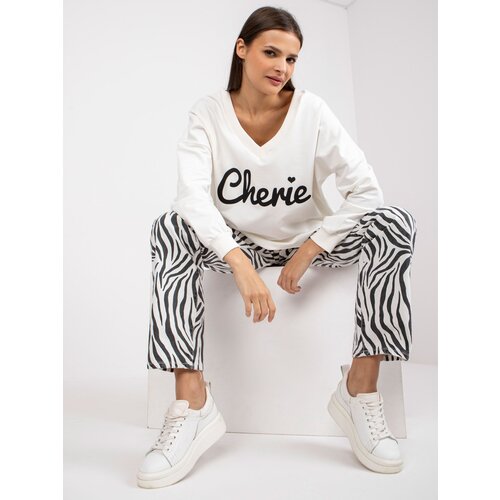 FANCY Sweatshirt-FA-BL-7754.55P-white-black Cene