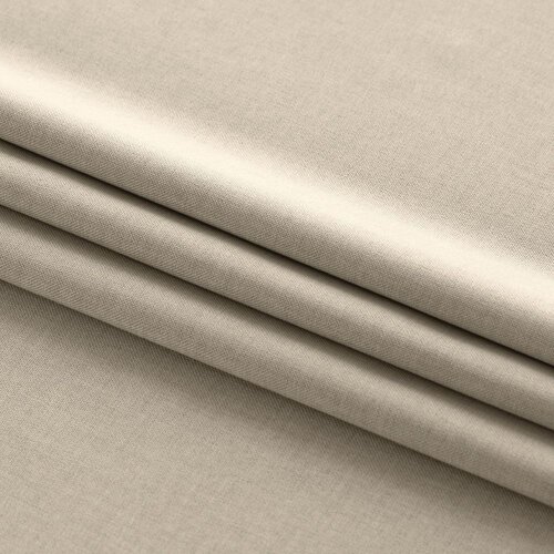  Curtain CARMENA color beige style classic transparent wave tape 7 cm braid 140x175 HOMEDE Slike
