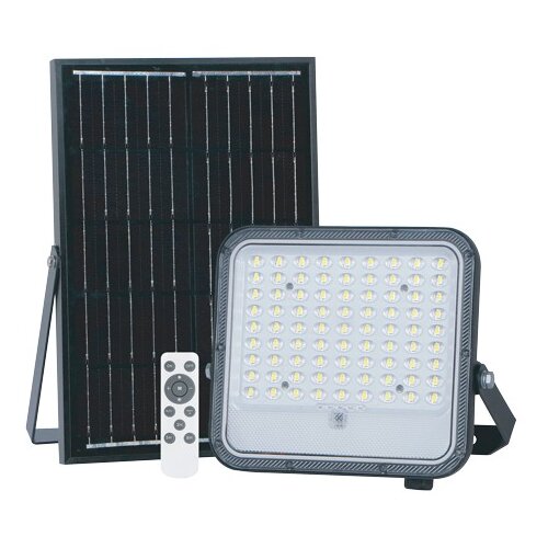 Mitea Lighting LED reflektor crni 100W 6500K IP65 solarni set AL body M452080-C5 Cene