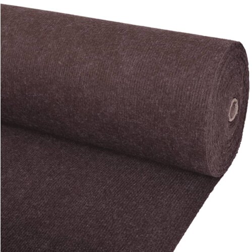 VidaXL Razstavna preproga rebrasta 1,2x20 m rjava Slike
