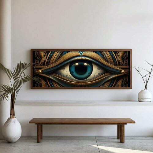 WALLXPERT FAH049-150 Multicolor Decorative Framed MDF Painting Cene