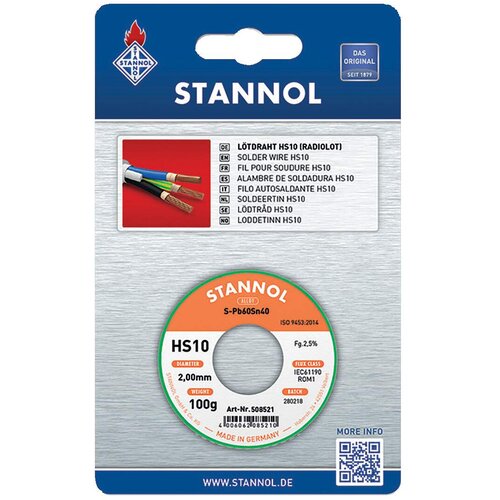  Žica za lemljenje HS10, dm 2,0 mm, 100g Cene
