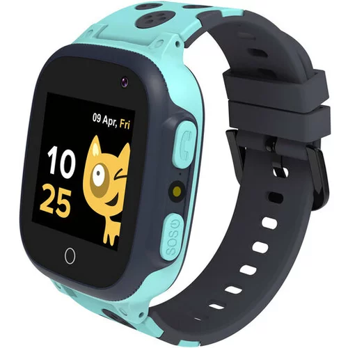 Canyon Sandy KW-34, Kids smartwatch, 1.44 inch colorful screen, GPS function, Nano SIM card, 32+32MB, GSM(850/900/1800/1900MHz), 400mAh battery, compatibility with iOS and android, Blue, host: 52.9*40.3*14.8mm, strap: 230*20mm, 42g - CNE-KW34BL