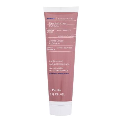 Korres Apothecary Wild Rose Petal Soft Cream Exfoliator posvjetljujući kremasti piling 150 ml za ženske Cijene