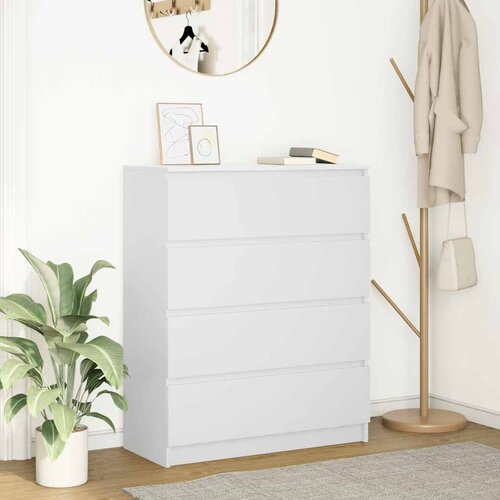 vidaXL Komoda bijela 80x35x99 cm od konstruiranog drva Cijene