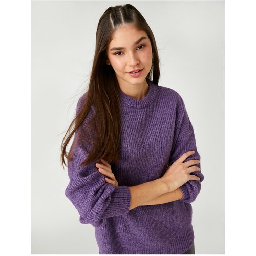 Koton Sweater - Purple - Regular Slike