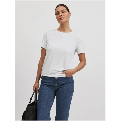 Vila White basic T-shirt Modala - Women