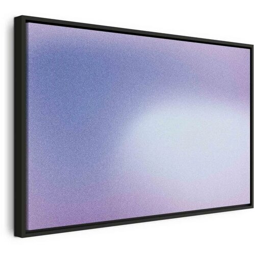  Slika - Heather Mist - Delicate Gradient Comprising Various Shades of Violet 120x80 U crnom drvenom okviru Cene