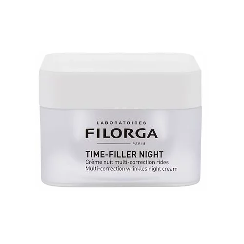 Filorga time-filler night nočna krema za obraz za vse tipe kože 50 ml poškodovana škatla za ženske