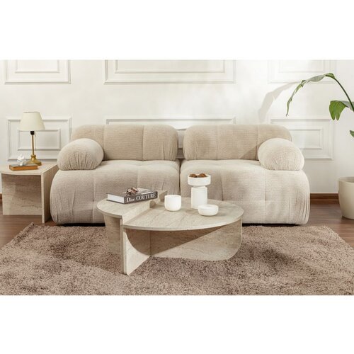 Hanah home stočić za dnevnu sobu orion - travertine travertinemarble coffee table Cene