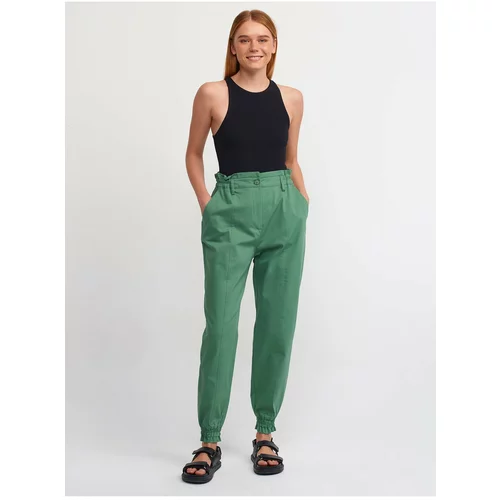 Dilvin 71107 Cupped Jogging Trousers-Green