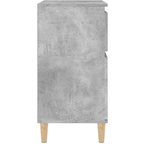  Komoda siva boja betona 60x35x70 cm od konstruiranog drva Slike