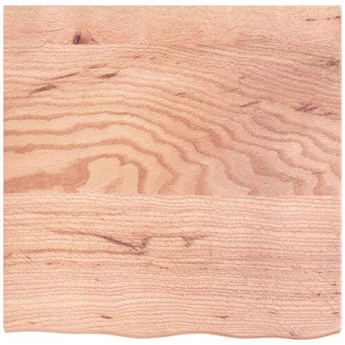  Stolna ploča svjetlosmeđa 60x60x2 cm tretirana hrastovina Slike