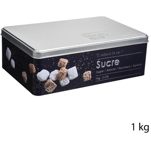 5five Kutija za šećer u kocki 20,2x13,2x6,7cm Black Edition 136313 Slike