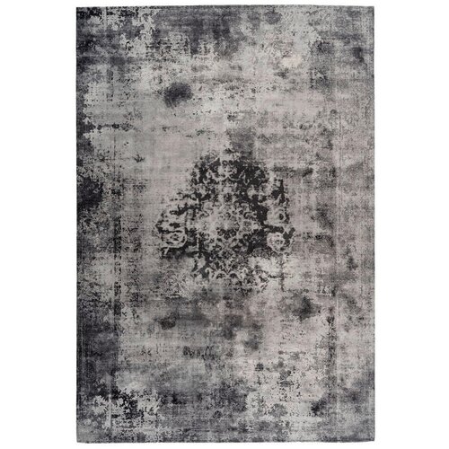 Kayoom RAVNO TKANA PREPROGA Vintage 8403 Grau 140/200 cm potiskano siva Cene