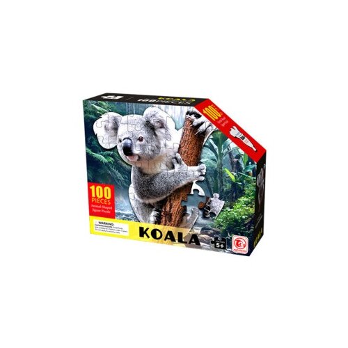  puzzle u obliku životinje - koala 100 delova ( 1039683 ) Cene
