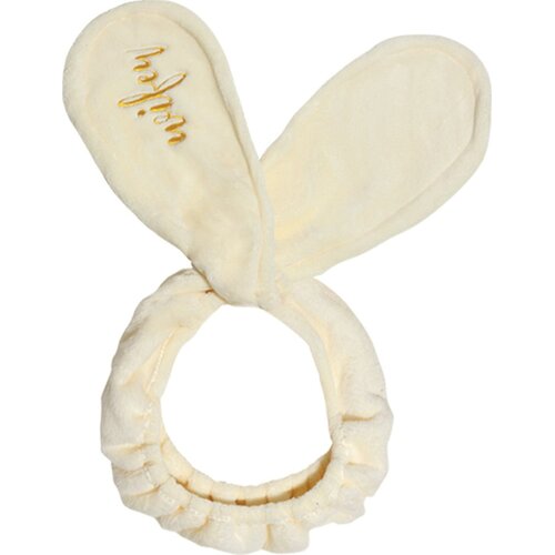 Glov Bunny Ears Headband - 2in1 Hair Protecting Headband & Hair Tie - Ivory Cene