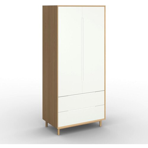 Bessagi Home Omara Za Oblačila Marlo, Bela, Barve Hrasta, Š. 100cm Cene