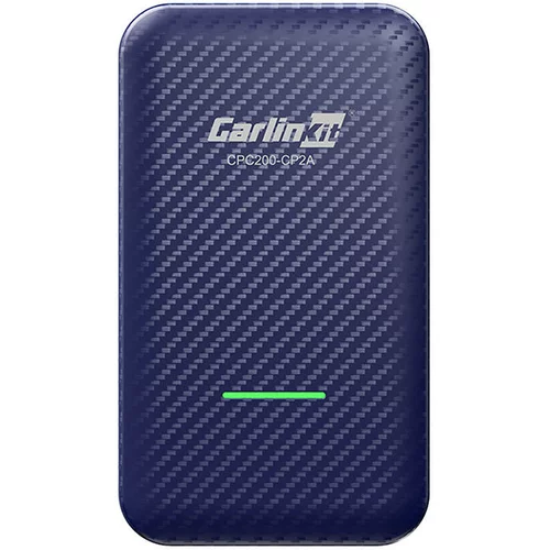 začasna blagovna znamka Carlinkit CP2A brezžični adapter Apple Carplay/Android Auto (moder), (21165169)