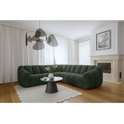 Miuform Temno zelena kotna sedežna garnitura Shell &amp;ndash; Slike