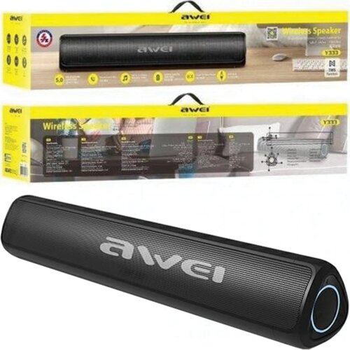 Awei SOUNDBAR BLUETOOTH Y333 ČRN ZVOČNIK ZA TV AUX USB, (22006898) Cene