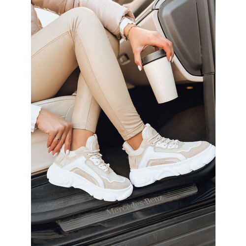 DStreet Sneakersy damskie TIRA beżowe Slike