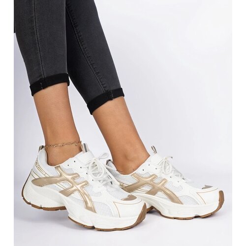 D/CEO marka niezdefiniowana Beige women's sneakers on a massive sole Enos Cene