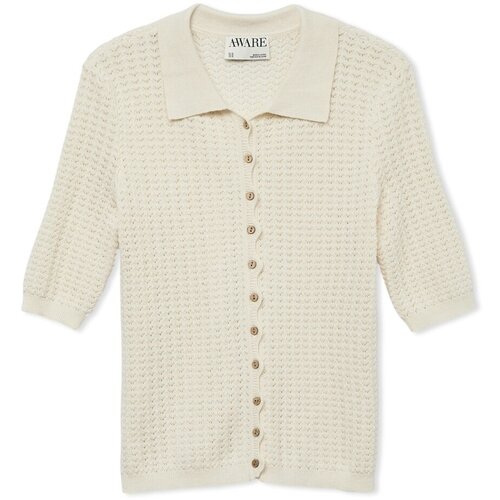 Aware Pla&amp;scaron;či Noos Panama Cardigan - Birch Bež Slike