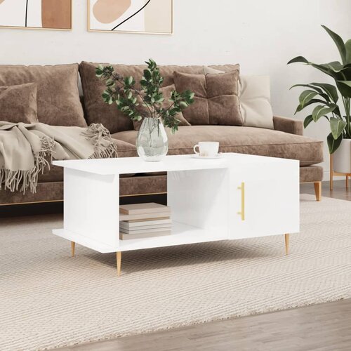 vidaXL Stolić za kavu sjajni bijeli 90 x 50 x 40 cm konstruirano drvo Cijene