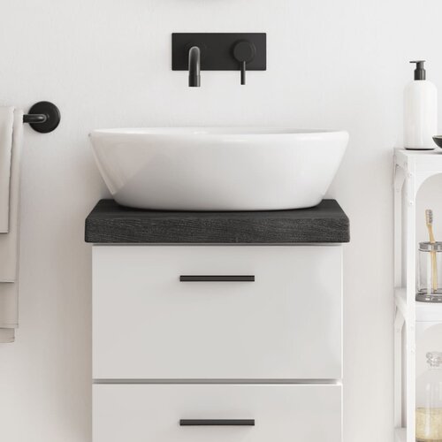 vidaXL Kupaonska radna ploča tamnosiva 40x30x(2-6) cm tretirano drvo Cijene