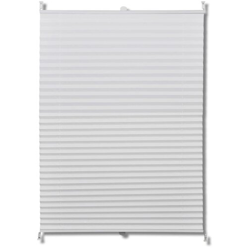 vidaXL Plise Harmonika Zavese velikost 50 x 125 cm Bele barve, (20767681) Cene