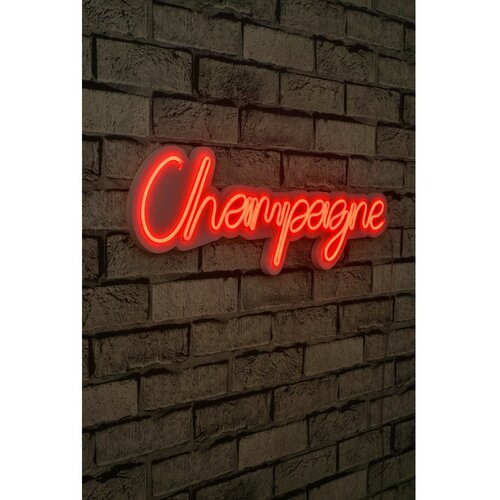 Wallity Champagne - Red Red Decorative Plastic Led Lighting Slike