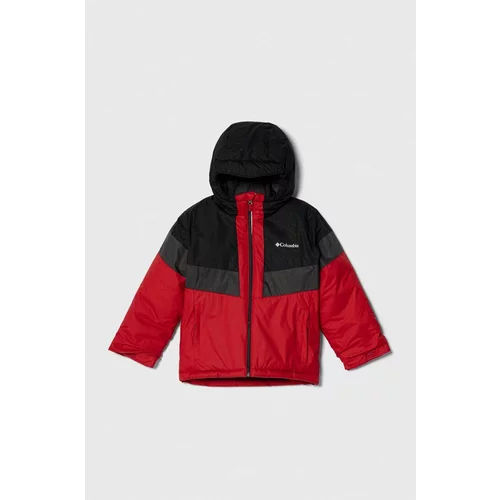 Columbia Otroška smučarska jakna rdeča barva