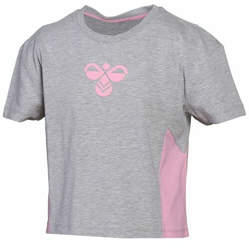 Hummel majica za devojčice hmlbarga t-shirt siva Slike