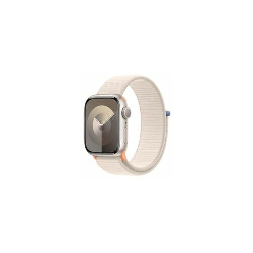 Apple watch S9 gps mr8v3se/a 41mm starlight alu case w starlight sport loop, pametni sat Slike