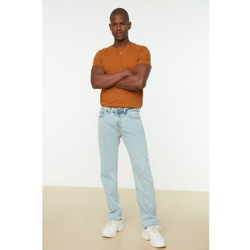 Trendyol Blue Men's Regular Fit Jeans Slike