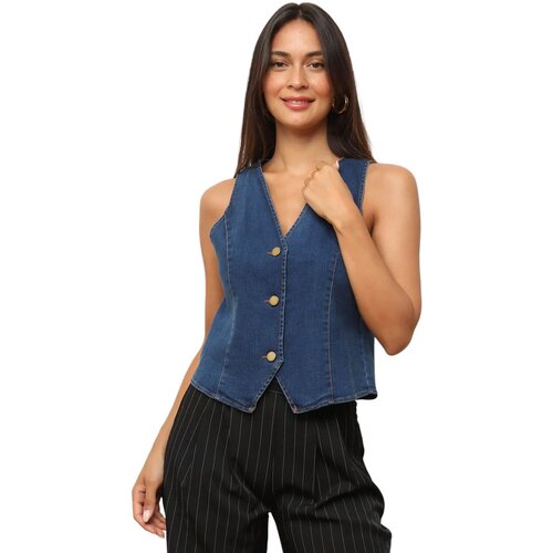 La Modeuse Jakne &amp;amp; Blazerji 72437_P170027 Modra Slike