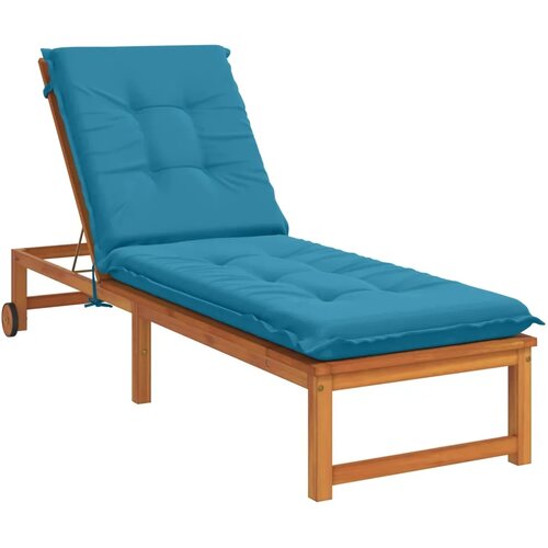  Jastučić za ležaljku GEMERT 100% poliester Svjetloplava - Svjetloplava 190 x 60 x 9 cm Poliester Slike