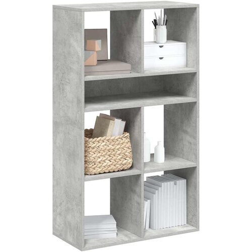 vidaXL Ormarić za knjige boja betona 66x31x112 cm konstruirano drvo Cijene