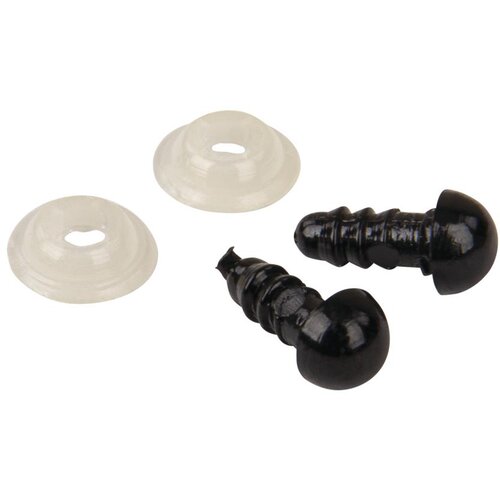 RAYHER Plastična očesa varn. črna 6 mm 10 kos, (20631574) Cene