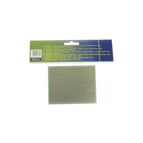 Velleman ECL1/2 euro ploča (D x &amp;Scaron;) 80 mm x 100 mm Sadržaj 1 St. Slike