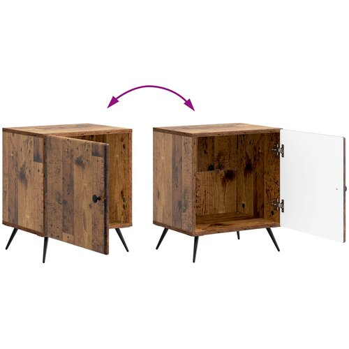  Noćni ormar Staro drvo 43 x 34,5 x 50 cm Konstruirano drvo Slike